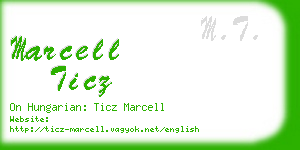 marcell ticz business card